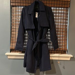 Banana Republic Classic Navy Trench Coat
